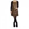 Tablier suspender cuir marron - Visuel 2
